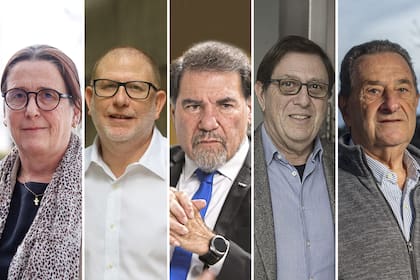 Marina Dal Poggetto, Andrés Borenstein, Claudio Zuchovicki, Miguel Kiguel y Bernardo Kosacoff