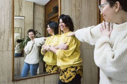 Marina La Grasta y Ani Castoldi, el grupo en pleno