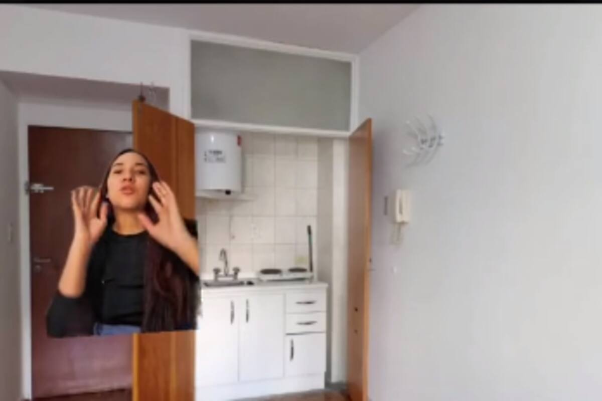 Marina Sicoria se dedica a reseñar propiedades en alquiler publicadas en sitios especializados