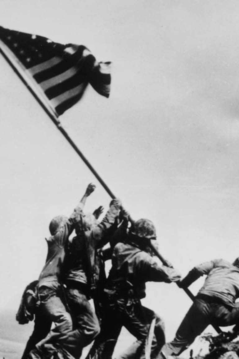 La emblemática fotografía tomada por Joe Rosenthal y ganadora de un Pulitzer