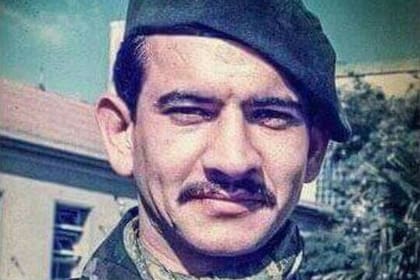 Mario Antonio "el Perro" Cisnero era sargento del Ejército y cayó en la Batalla del Monte Dos Hermanas