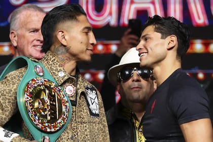 Mario Barrios y Ryan García se enfrentarán en Las Vegas por el título wélter del CMB (Instagram/@wbcboxing)