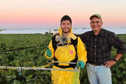 Mario Borsarelli y su papá, Carlos
