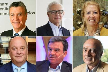 Mario Grinman, Eduardo Costantini, Susana Balbo, Martín Cabrales, Javier Madanes Quintanilla, Ignacio Noel