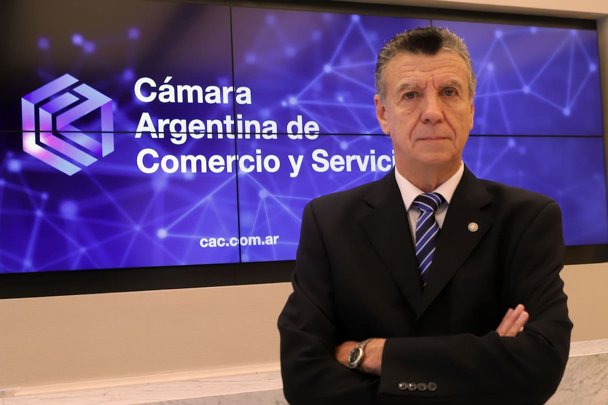 Mario Grinman, presidente de la Cámara Argentina de Comercio y Servicios.