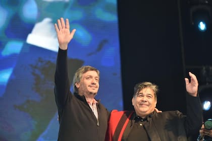 Mario Ishii con Máximo Kirchner