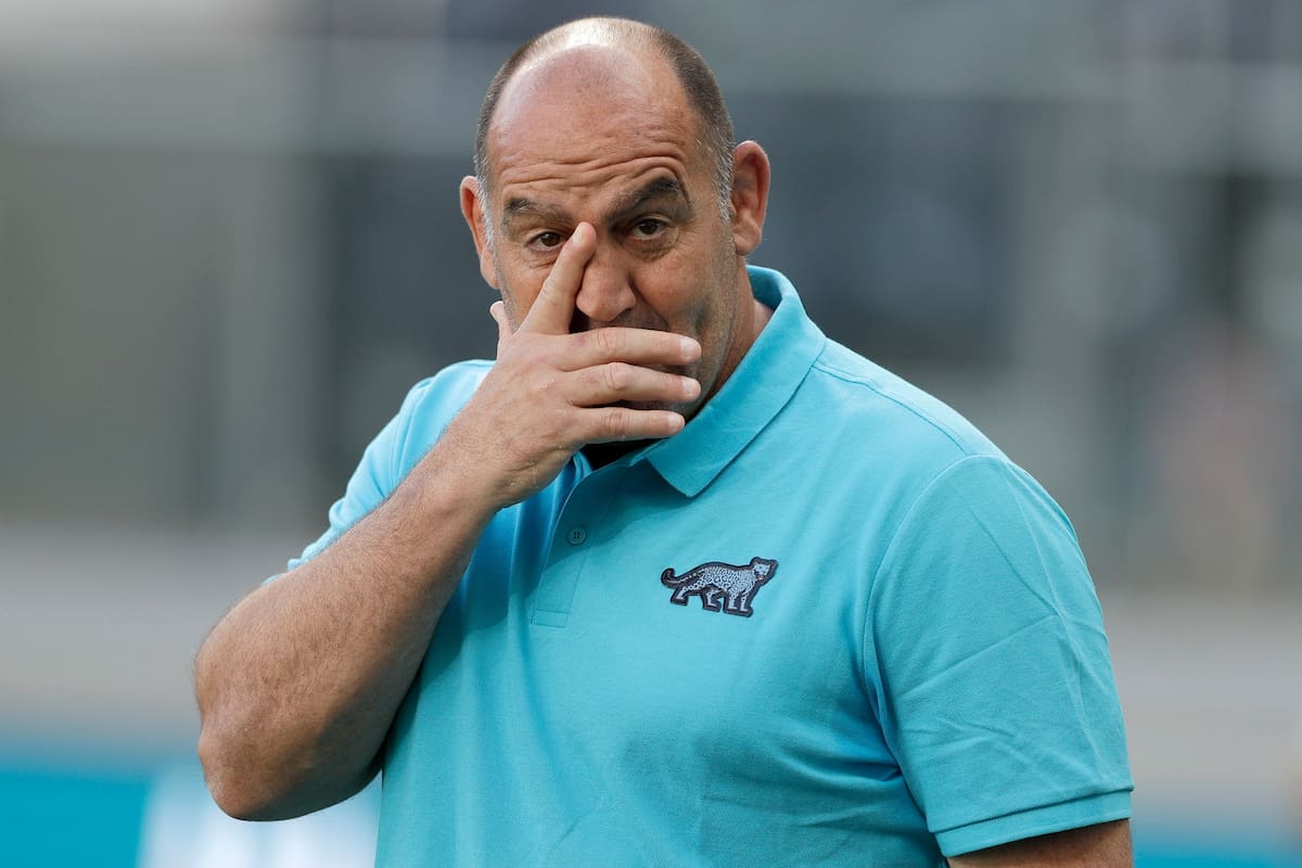 Mario Ledesma antes del partido frente a los All Blacks.