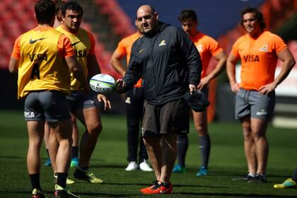 Mario Ledesma, en el captains run en el Ellis Park, Johannesburgo