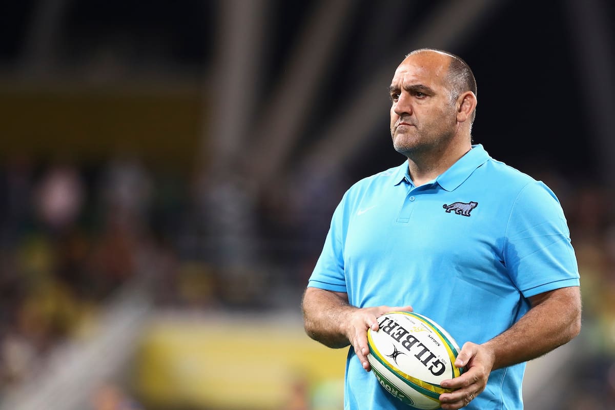 Mario Ledesma en su etapa como head coach de los Pumas; ahora vuelve en otro rol