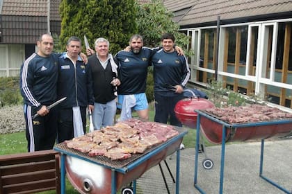 Mario Ledesma, Guillermo Botto, Alejandro Cubelli, Martín Scelzo y Maximiliano Bustos. Foto: Prensa UAR