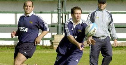 Juntos otra vez: Ledesma y Contepomi compartieron épocas de gloria con la camiseta de los Pumas