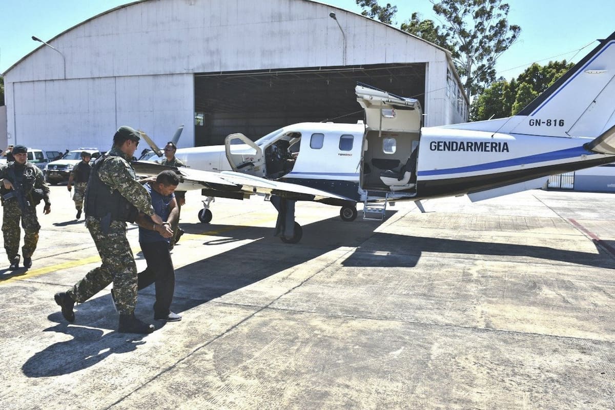 Mario Morfulis Herrera fue trasladado desde Yacuiba hacia Buenos Aires en un avión de Gendarmería