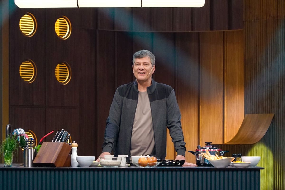 Mario Pergolini cocinó en su programa