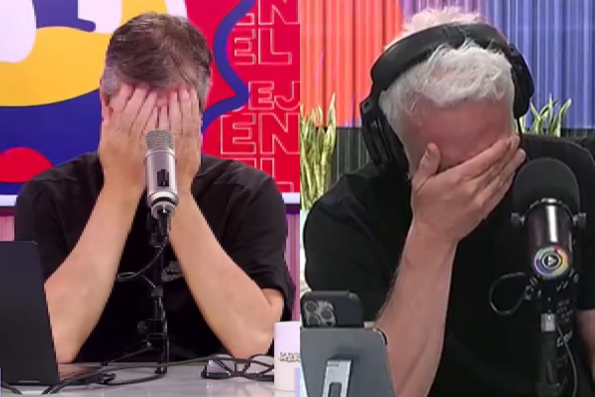 Mario Pergolini se burló de Andy Kusnetzoff e imitó sus gestos durante el llanto en vivo