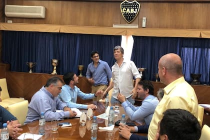 Mario Pergolini, ya en funciones como vicepresidente primero de Boca.