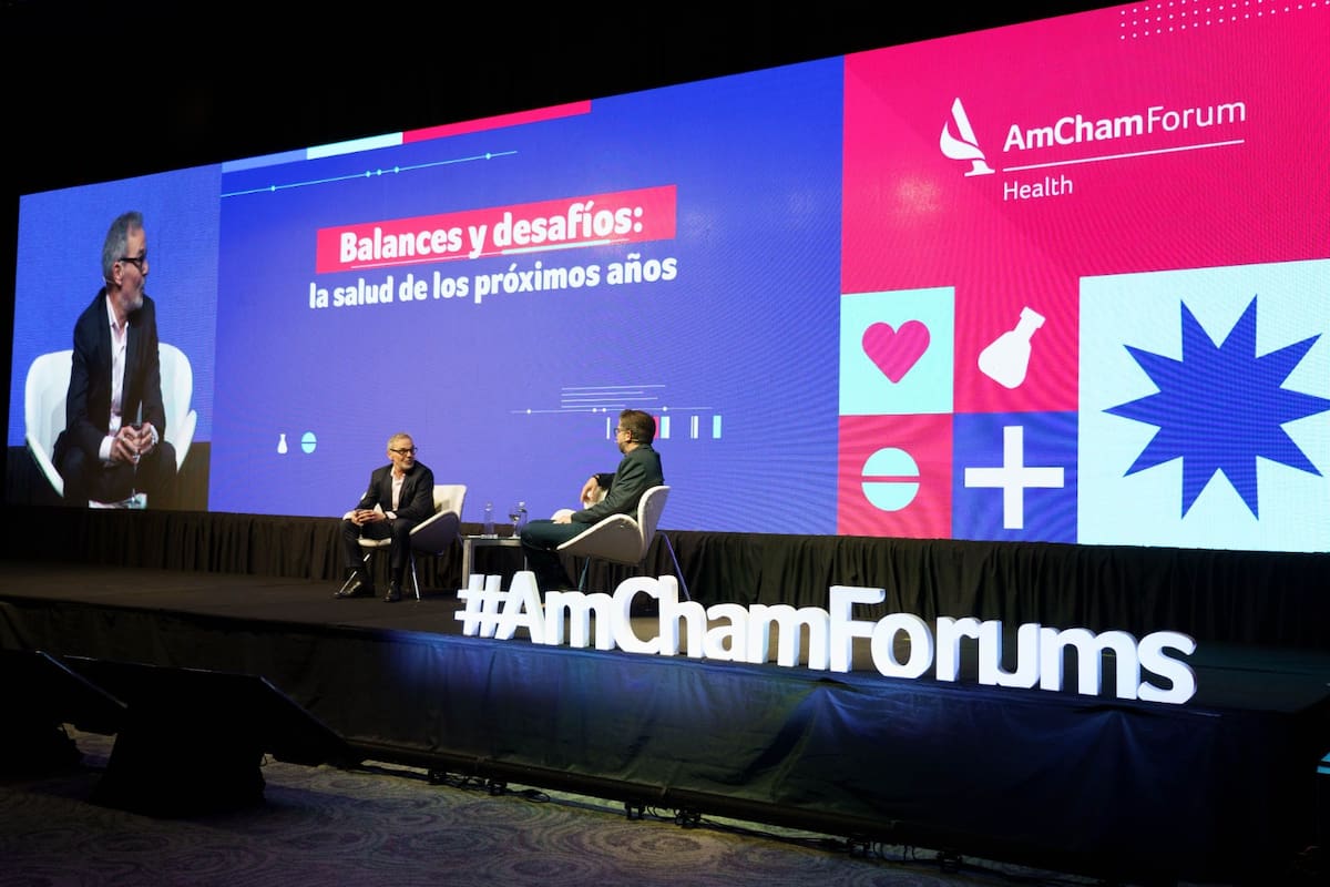 Mario Russo, el ministro de Salud de la Nación, estuvo en el foro de la Cámara de Comercio de los Estados Unidos