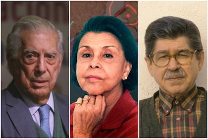 Mario Vargas Llosa, Blanca Varela y Alfredo Bryce Echenique