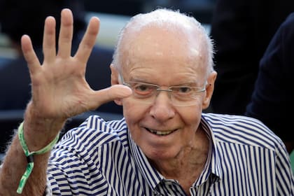 Mario Zagallo, durante el Mundial de 2014 que se jugó en Brasil