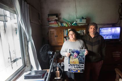 Marisa Rodríguez y Facundo Ortiz, padres de Luna, reclaman justicia