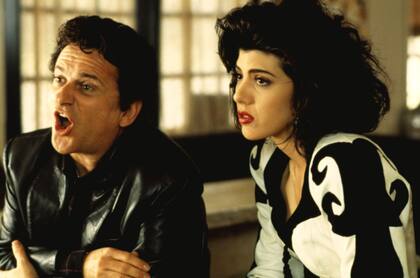 Marisa Tomei y Joe Pesci en Mi primo Vinny