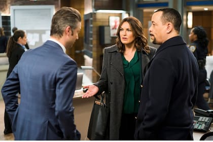 Mariska Hargitay y su compañero en La Ley y el Orden: UVE, Ice-T