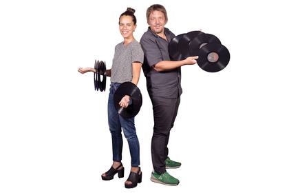 Marisol Urueña y Lionel Rodríguez, dueños de Laser Disc