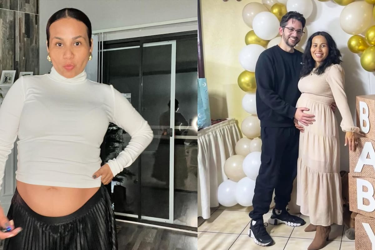 Maritza decidió tener a su bebé en Estados Unidos al mes seis de embarazo (IG: @maritzaceballos_33)