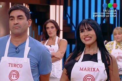 Marixa Balli y el "Turco" Husain en una gala de eliminación caliente