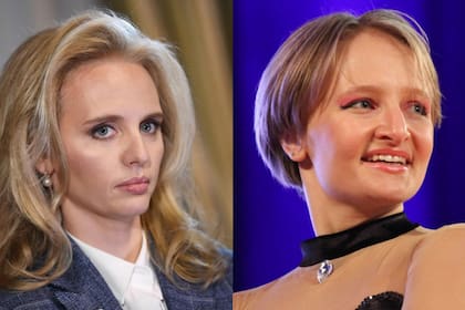 Mariya y Katerina, las dos hijas de Vladimir Putin.