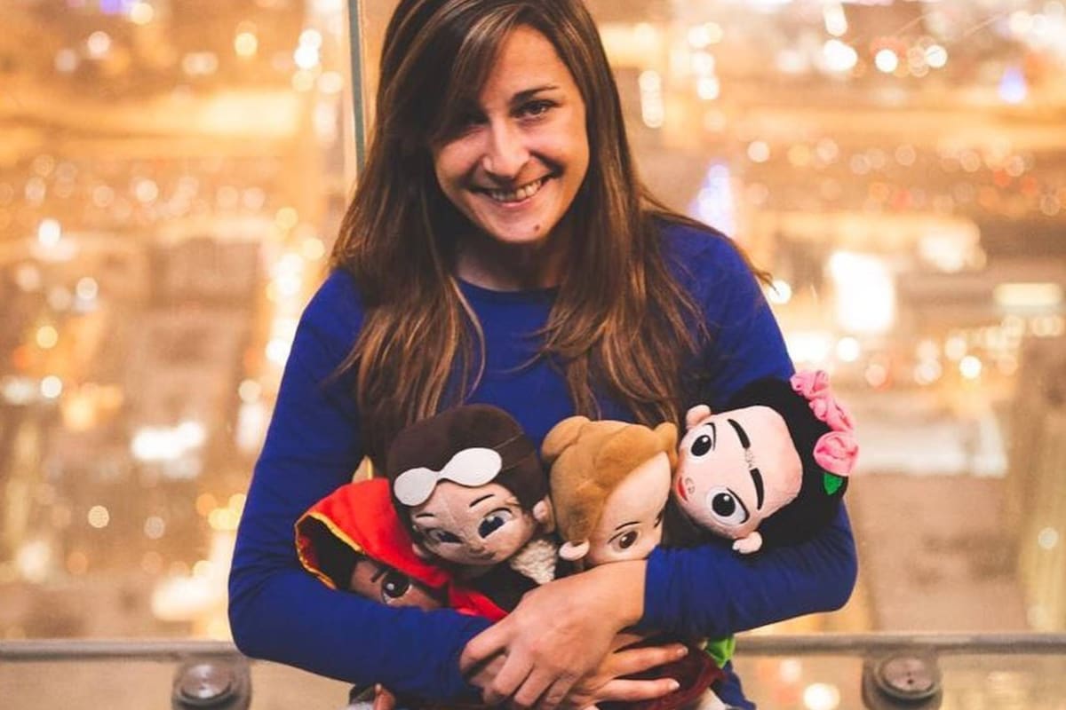 Marjorie Spitalnik se animó a un cambio radical de trabajo y hoy cumple su sueño (Foto Instagram @pequenas.rebeldes)