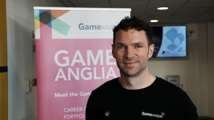 Mark Backler, de Game Anglia, afirma que el grupo trabaja para concienciar sobre las carreras profesionales en la industria de los videojuegos.
