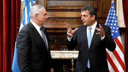 Mark Stanley y Sergio Massa