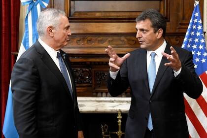 Mark Stanley y Sergio Massa