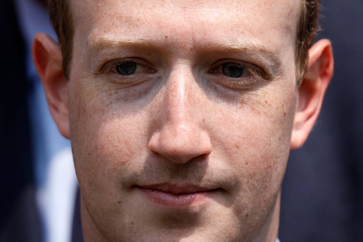 Mark Zuckerberg en mayo de 2018, al visitar París para reunirse con el presidente Macron
