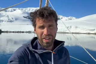 Viajó en velero a la Antártida y sorprendió al revelar qué fue lo que más le llamó la atención