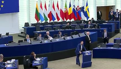 Markus Buchheit habla en el Parlamento Europeo
