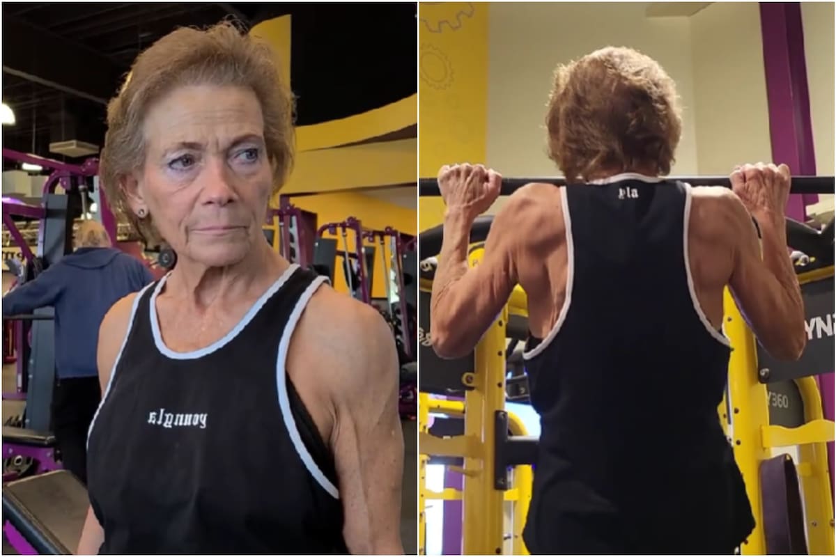 Marlene Flowers tiene 67 años y se convirtió en una influencer del fitness