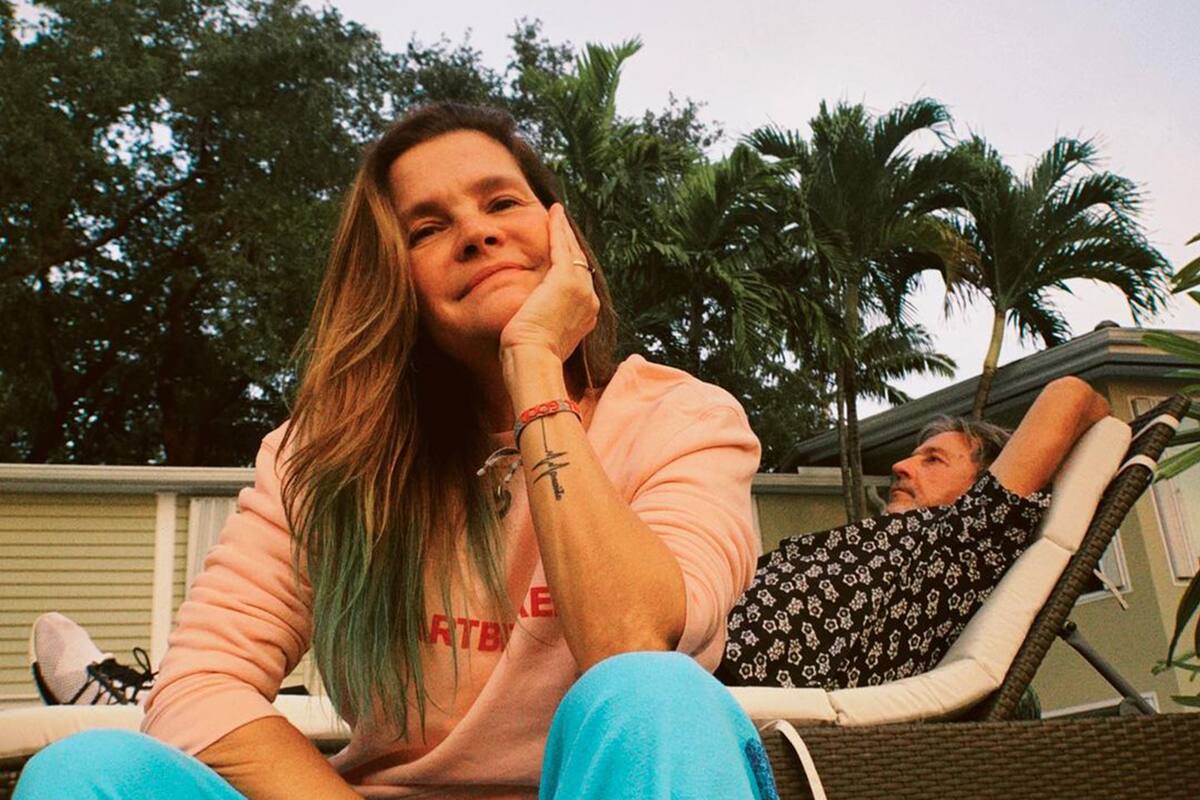 Marlene Rodríguez Montaner y su marido, Ricardo Montaner, en un momento de relax