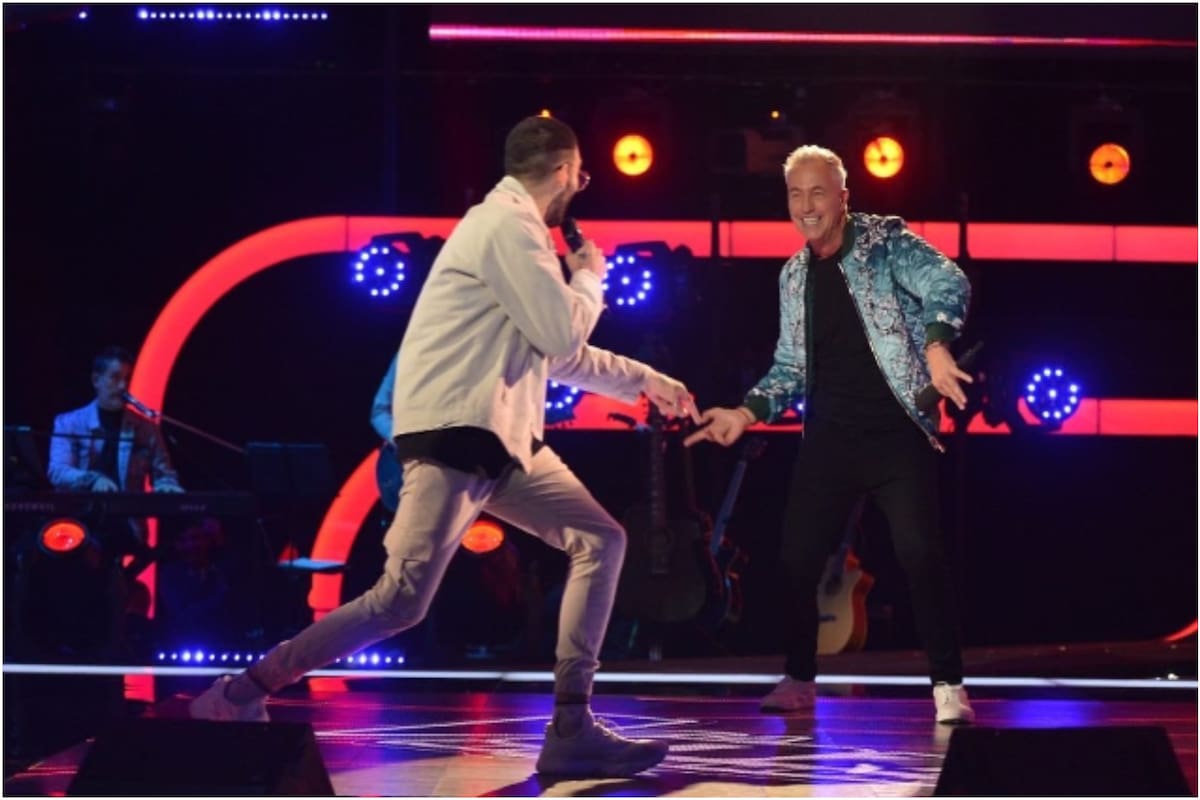 Marley bailó con un participante en la Voz Argentina e hizo reír a todos