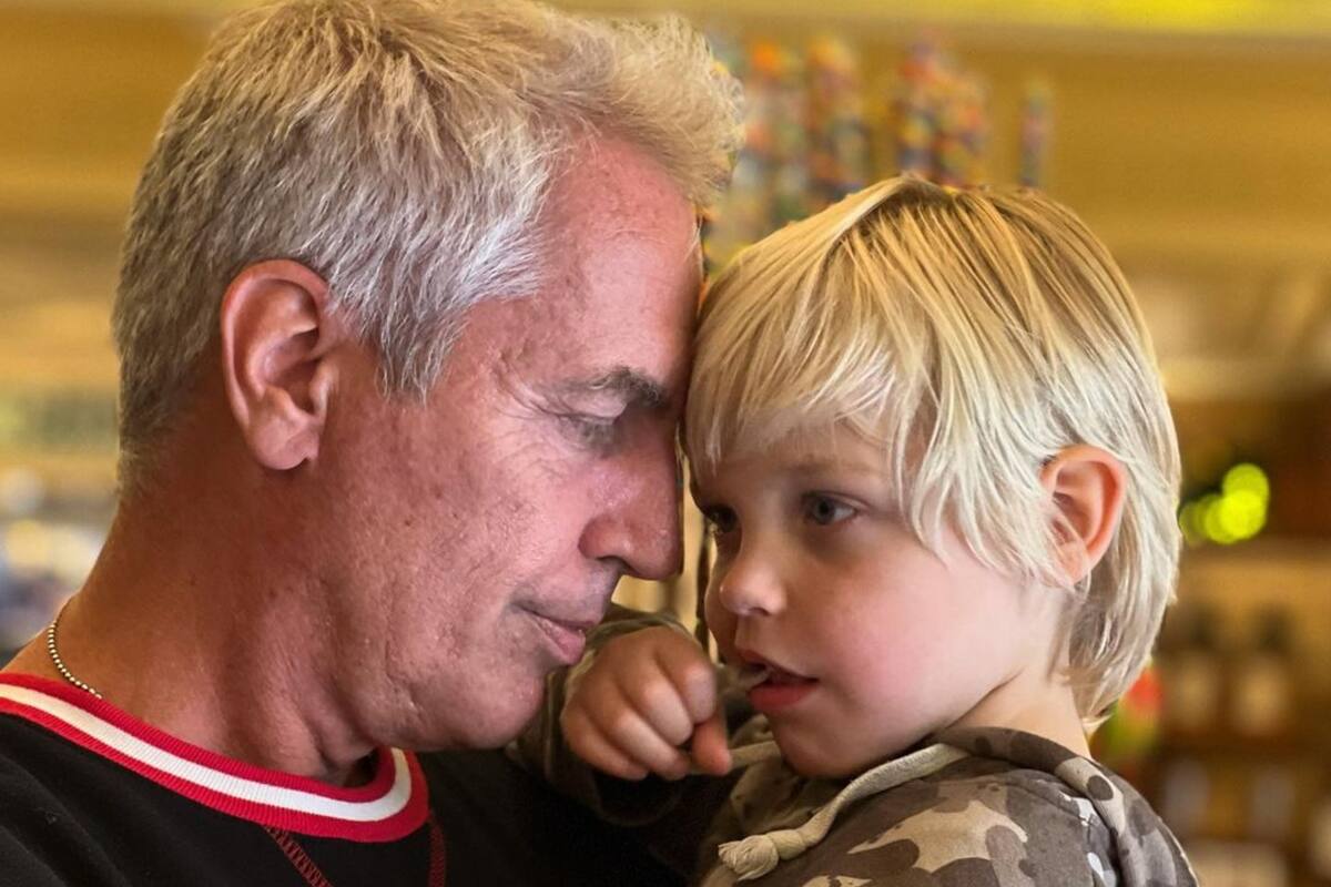 Marley compartió una foto de su hijo y la comparó con una de Jack, su padre, para mostrar el impresionante parecido entre ambos (Crédito: Instagram/@marley_ok)