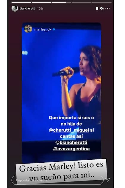 Marley defendió a Bianca Cherutti: "¿Qué importa que seas o no 'hija de'?"