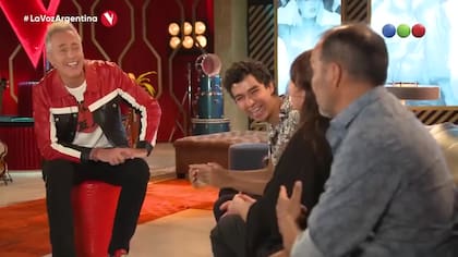 Marley, junto a la familia de uno de los competidores