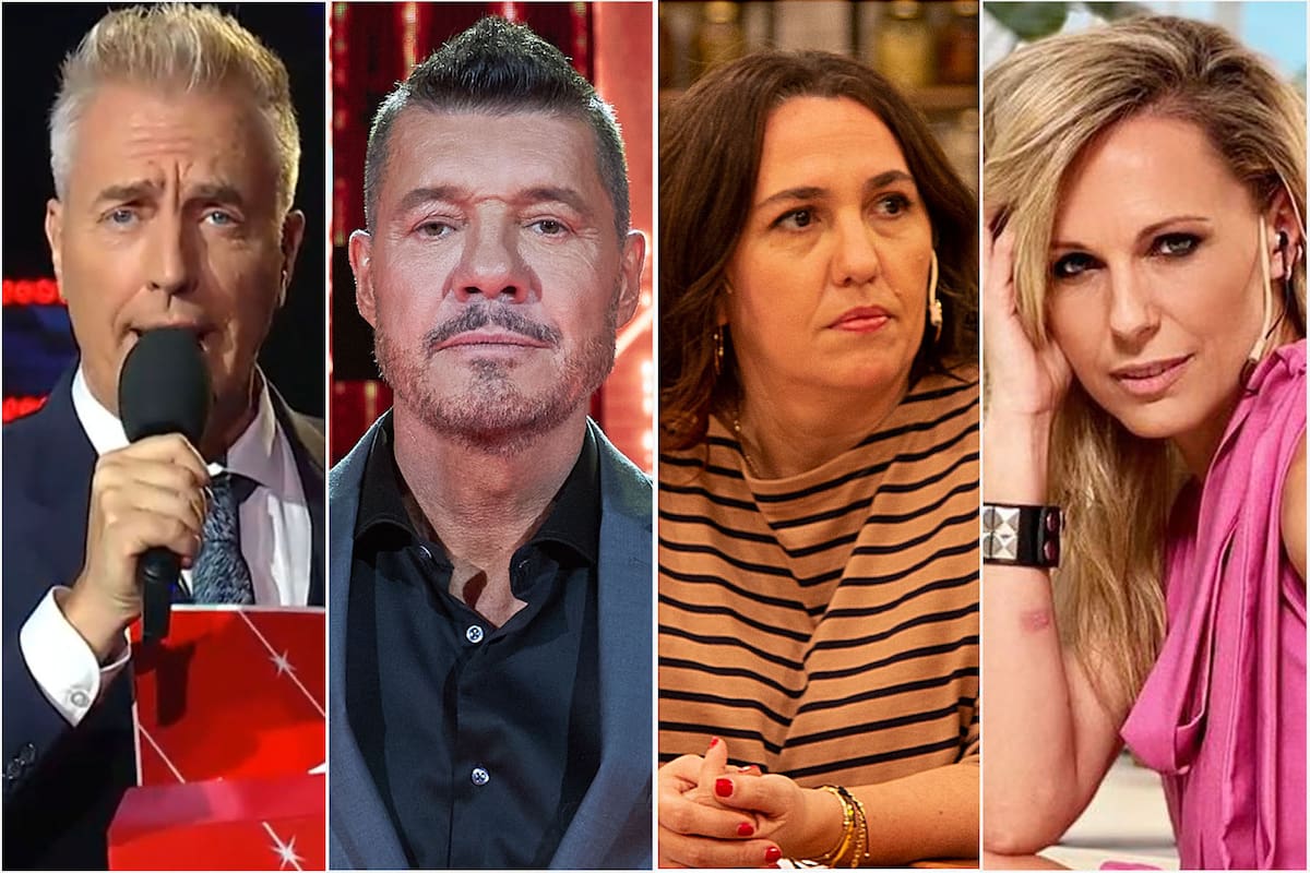 Marley, Marcelo Tinelli, Narda Lepes y Denise Dumas, protagonistas de un lunes donde la televisión tuvo menso audiencia