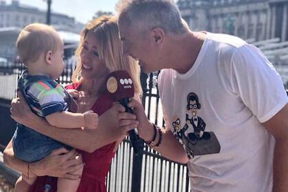 Marley, Mirko y Nicole estuvieron de paseo por Bruselas