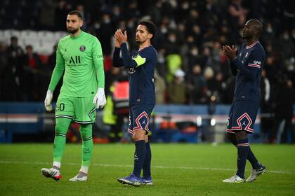 Marquinhos, Donnarumma y Danilo Pereira, habituales titulares en el equipo dirigido por Mauricio Pochettino