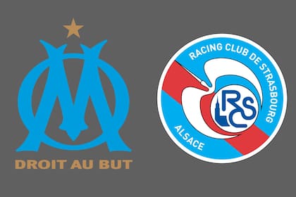 Marseille y Strasbourg disputaron uno de los encuentros de la jornada del fútbol francés