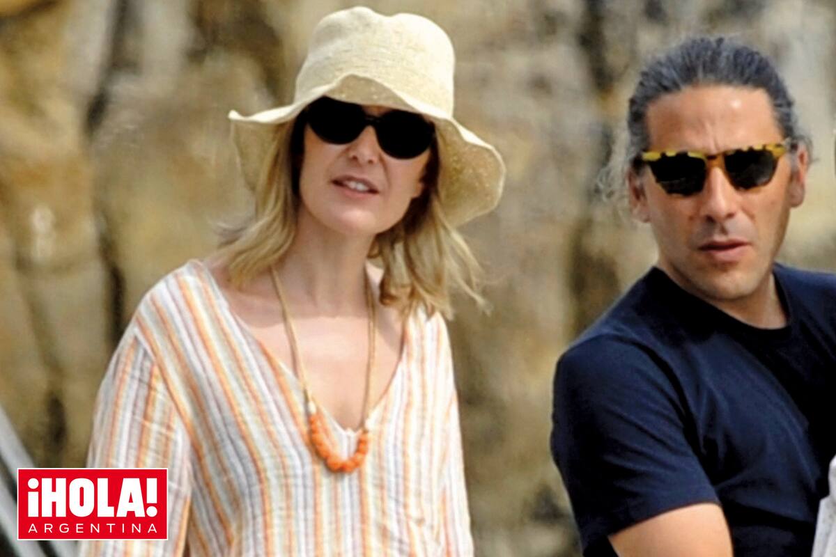 Marta con Carlos Torretta en la Riviera francesa.