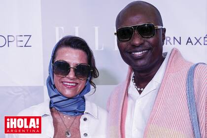 Marta Luisa y Durek posan muy sonrientes.