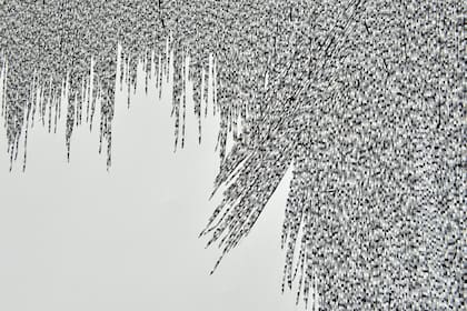 Marta Minujín, Pandemia (detalle de la obra en construcción) #Malbadevozavoz