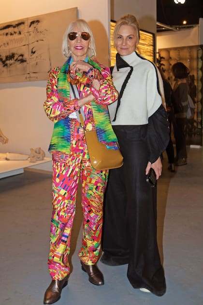 Marta Minujin y Min Agostini.
